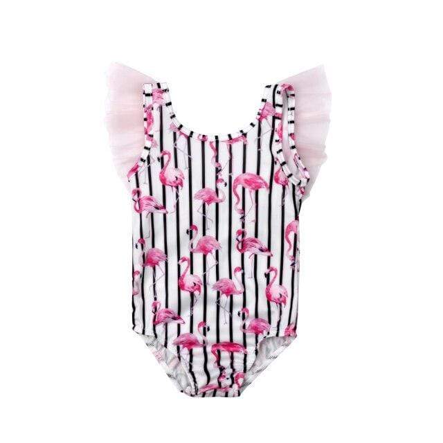 Girl's Clothing Pink / 3-4T Flamingo Swimsuit
