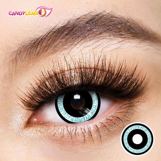 Nebulos Halloween Contacts Black Swan Eyes