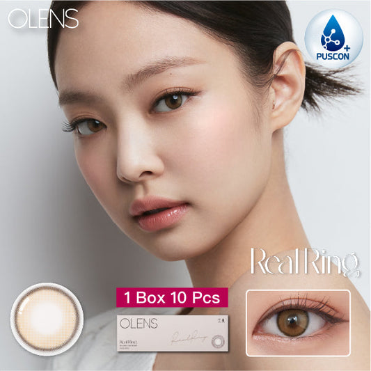 OLENS Real Ring One Day Brown Contact Lenses 10 Pack
