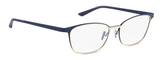 orgreen nora handmade in korea scandinavian danish design women ladies female rectangular cat eye stainless steel lightweight durable quality s006 matte navy blue gold