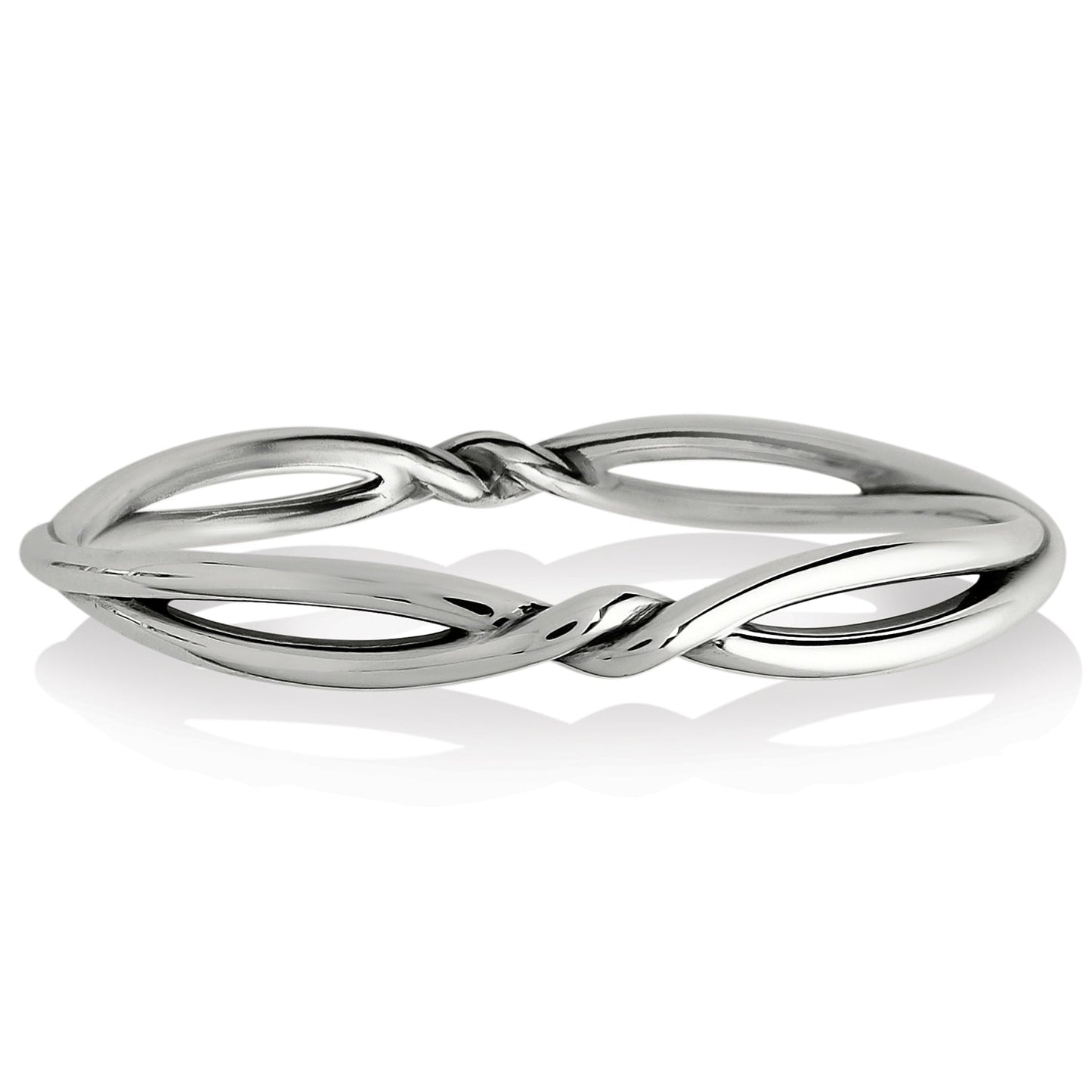 Interlok Twist Bangle Bracelet