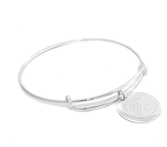Engraved German Silver Adjustable Bracelet