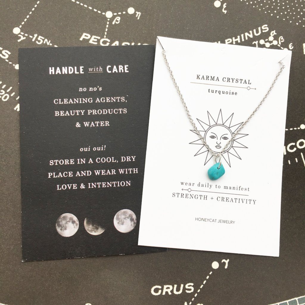 Solo Wishing Crystal Bracelet by Honeycat