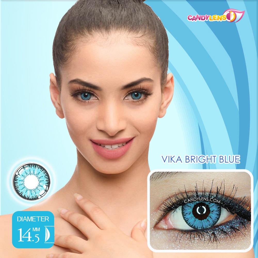 Vika Bright Blue Cosplay Color Lenses
